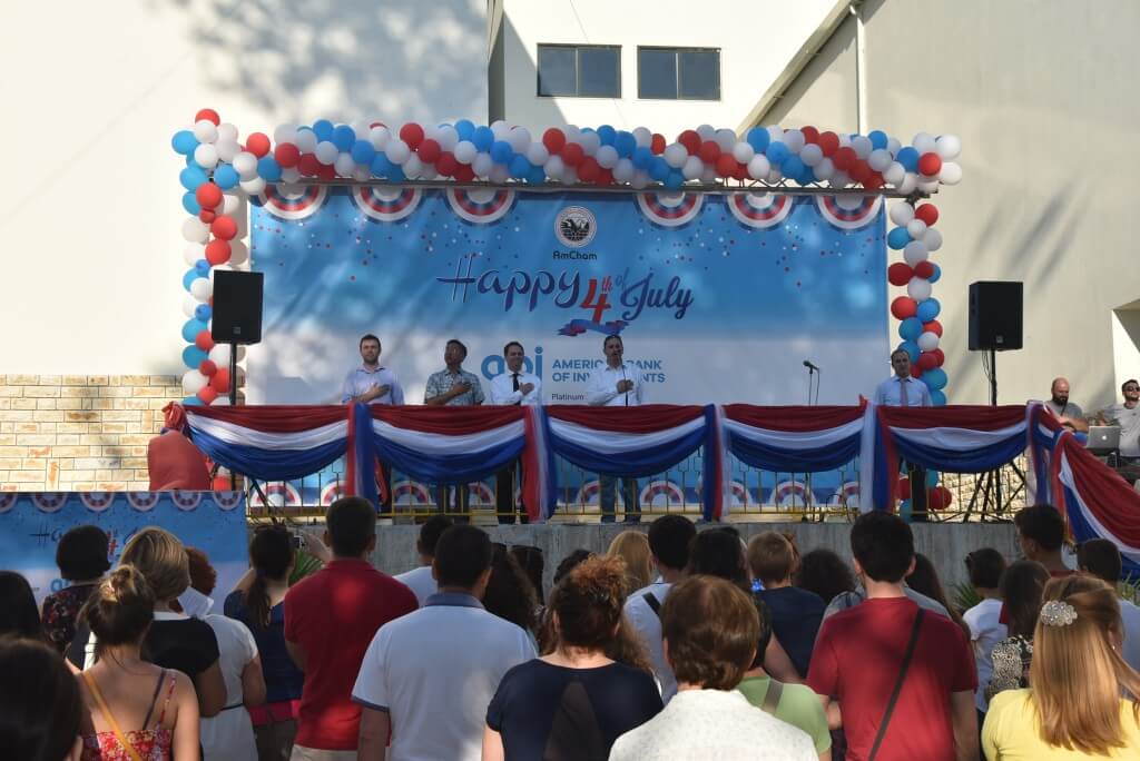 Singing the American National Anthem